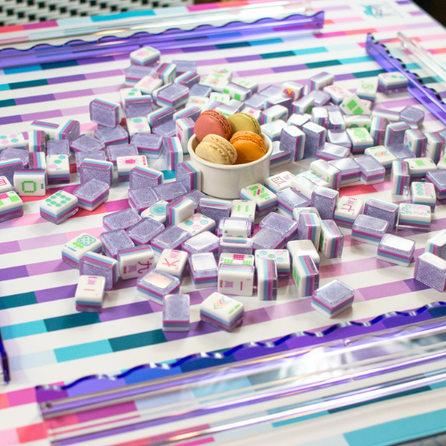 MAHJONG MAT  |  Laugh Lines  |  33" x 33"