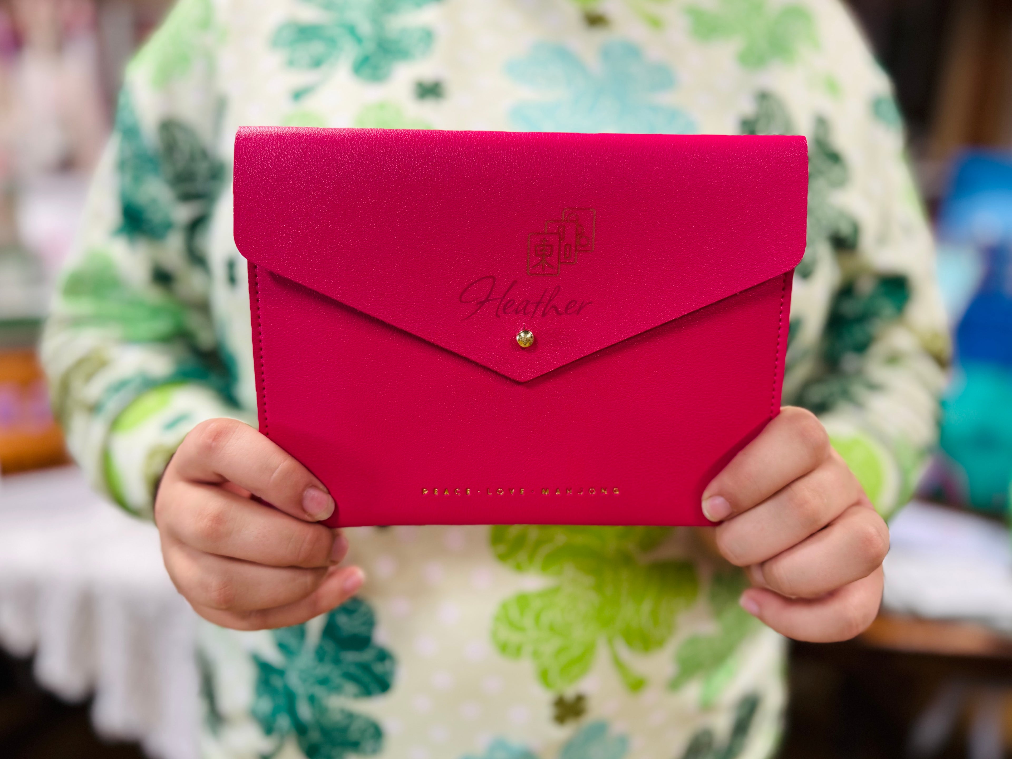Customized Mahjong Card Holder!
