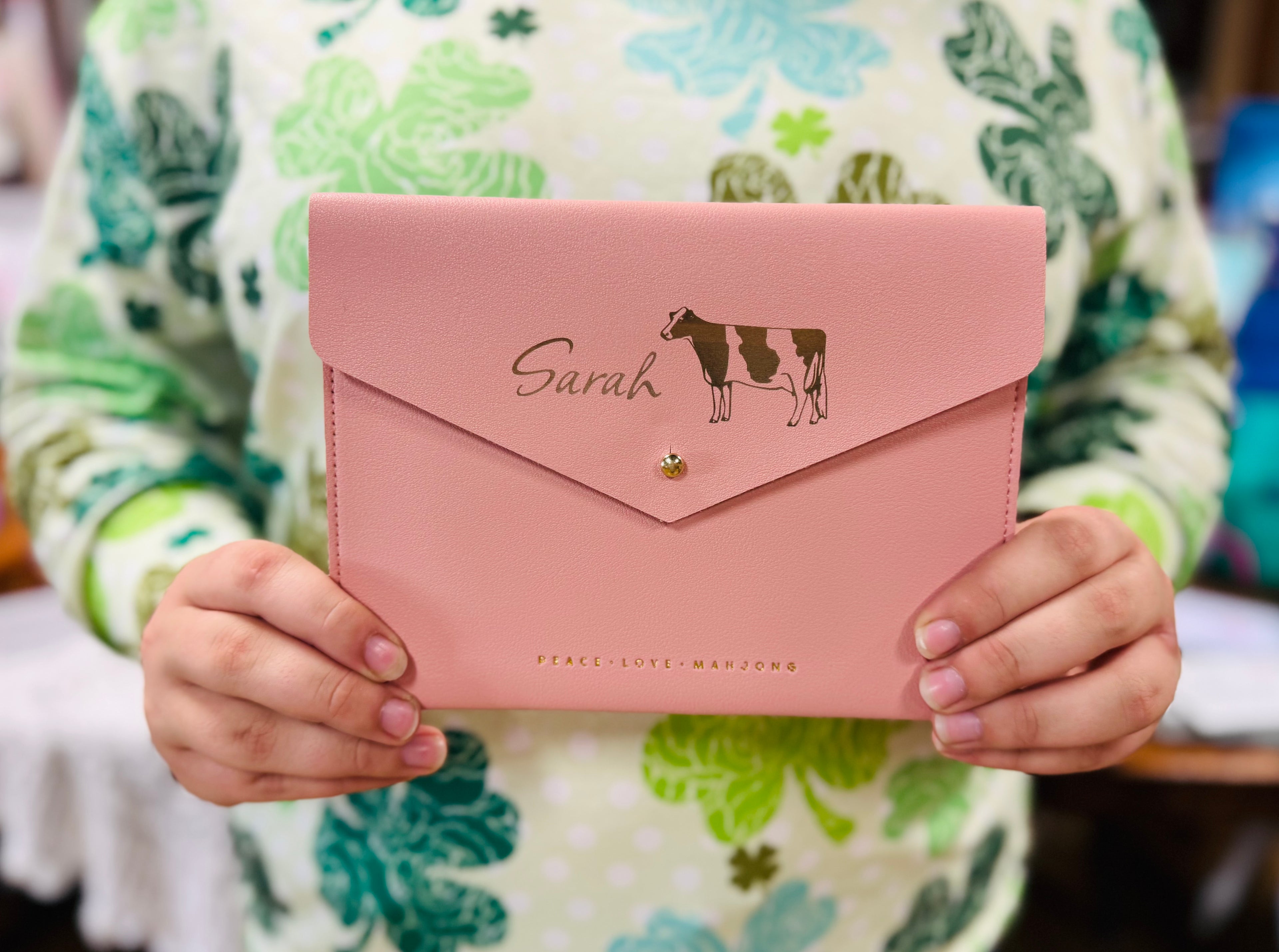 Customized Mahjong Card Holder!