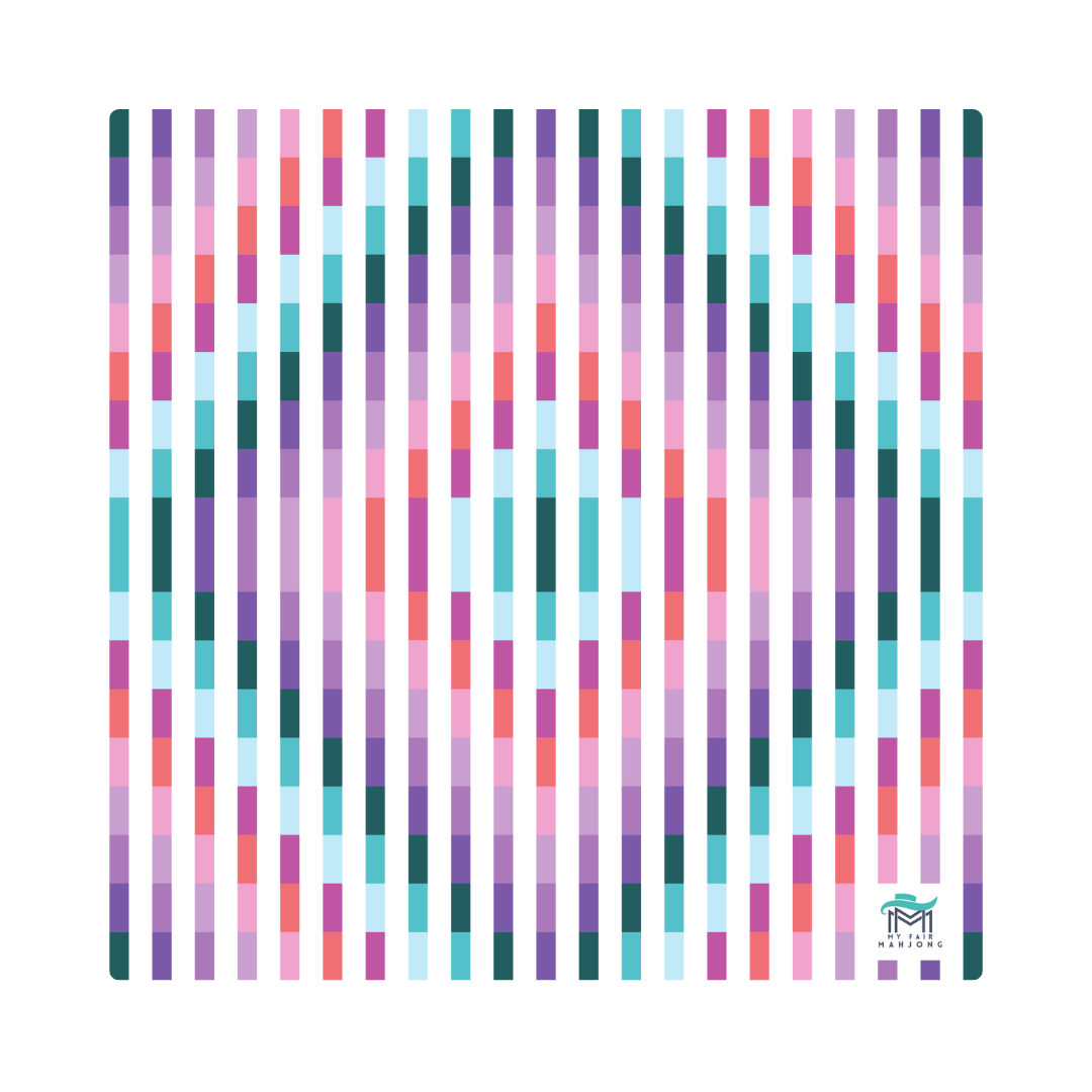 MAHJONG MAT  |  Laugh Lines  |  33" x 33"