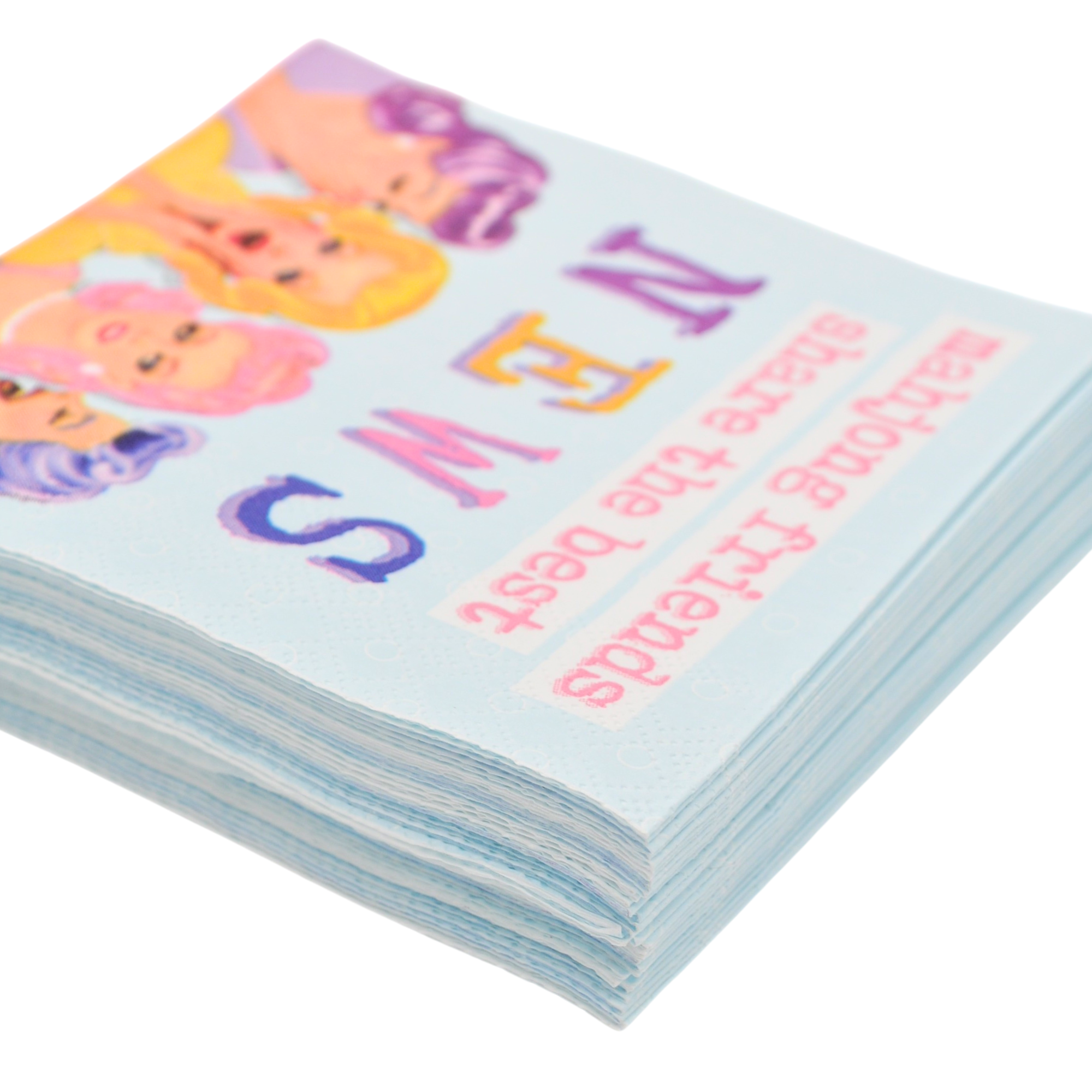 "Mahjong Friends Share the Best NEWS" Cocktail Napkins