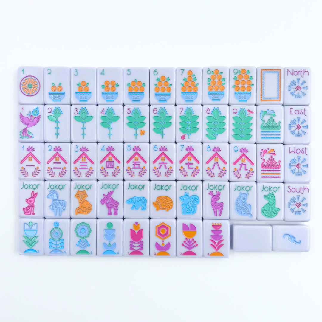 THE SCANDINAVIAN FOLK ART SERIES | Mahjong with Nordic Style