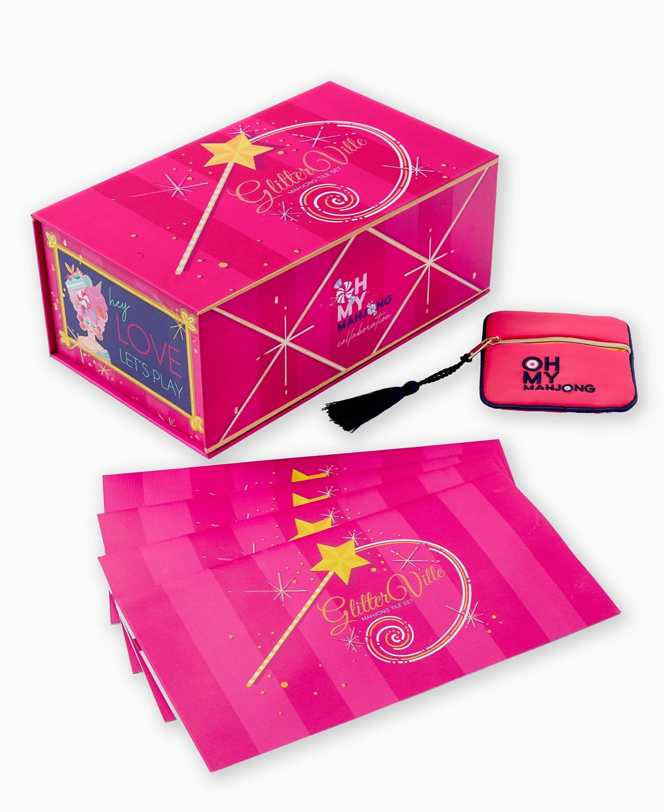 Glitterville Round 2! 16 chances- One stunning mahjong set + a bonus ticket!