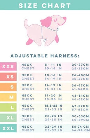 DOG ADJUSTABLE HARNESS - WHOLE MILK