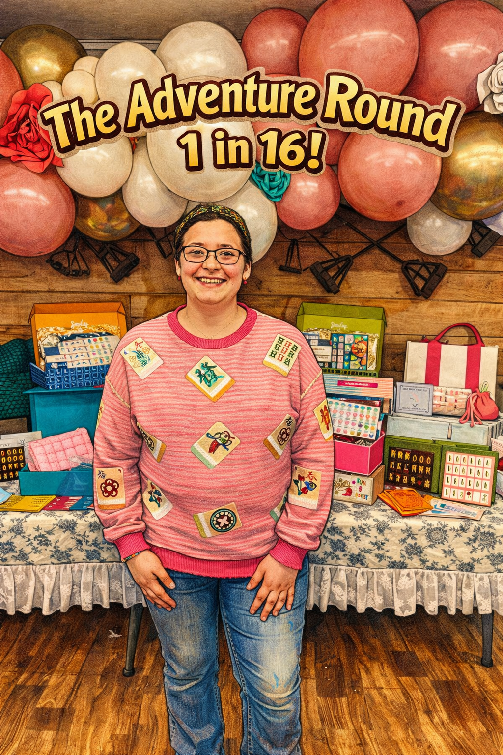The Adventure Round! 16 chances- One stunning mahjong set plus a bonus ticket!