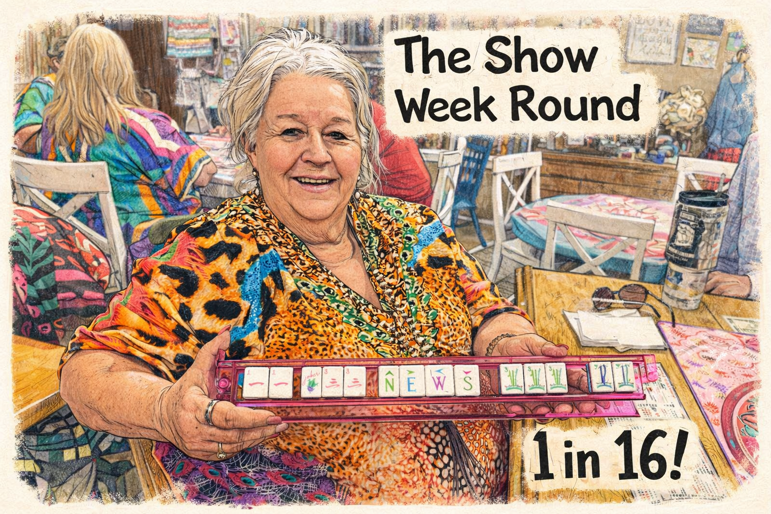 The Show Week Round! 16 chances- One stunning mahjong set!