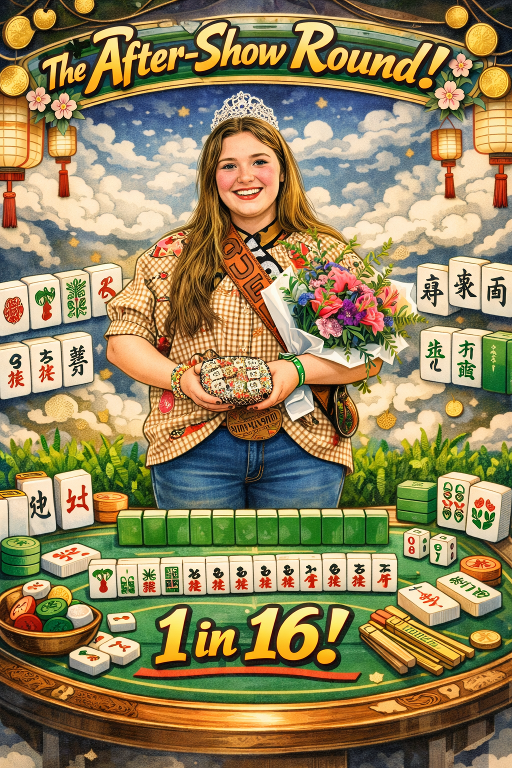 The After-Show Round! 16 chances- One stunning mahjong set!
