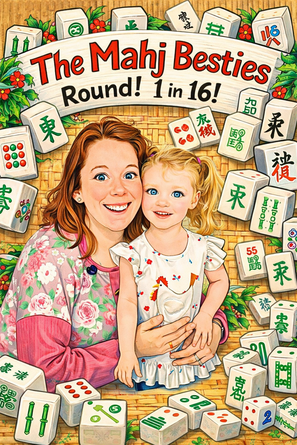 The Mahj Besties Round! 16 chances- One stunning mahjong set!