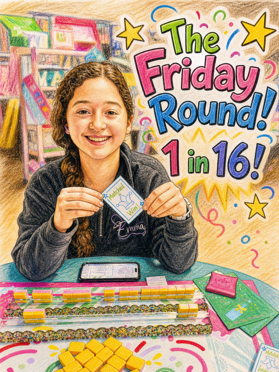 The Friday Round! 16 chances- One stunning mahjong set!